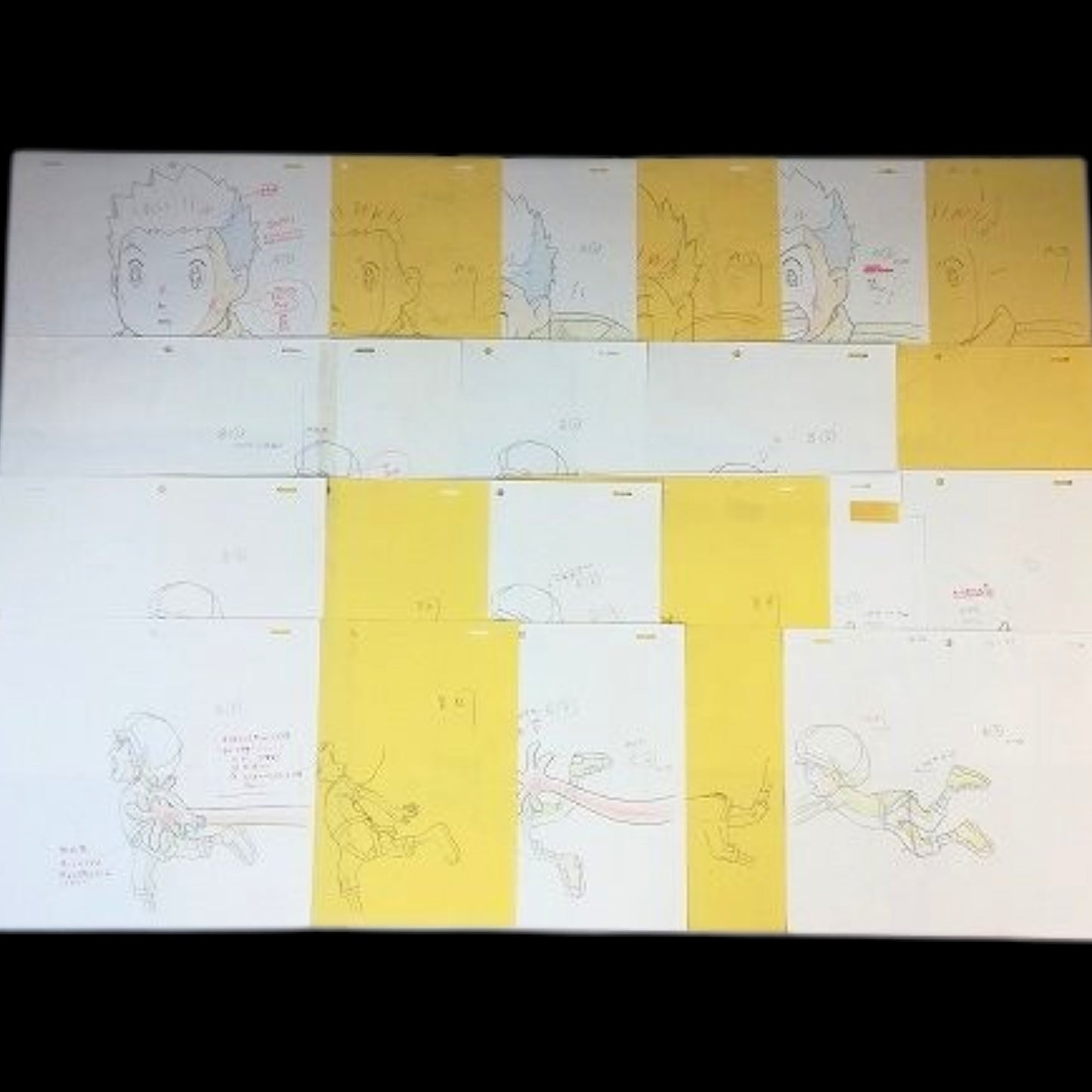 Digimon Frontier: Tomoki & Junpei ep 24 animation genga lot