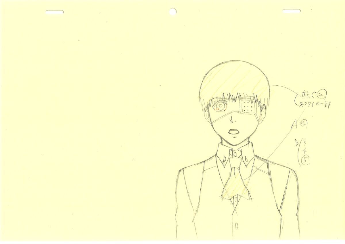 Tokyo Ghoul: Kanaki animation genga + layout