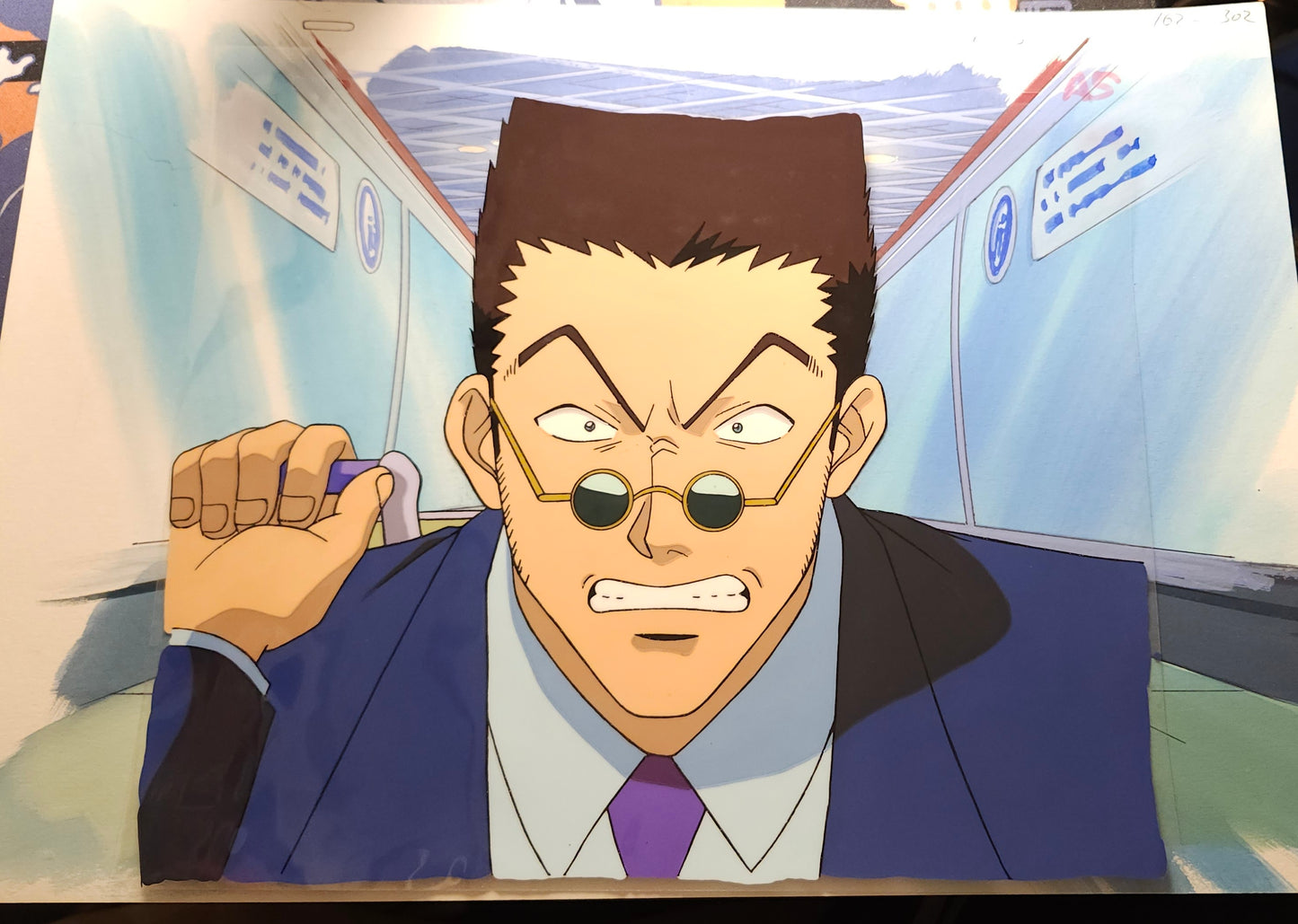 Hunter X Hunter: Leorio animation Cel + background