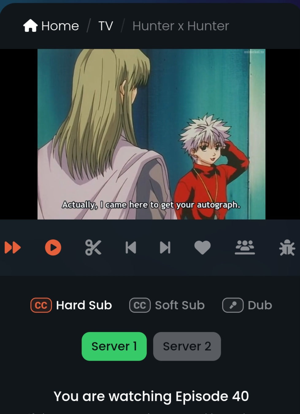 Hunter X Hunter: Killua animation Cel 2 pc