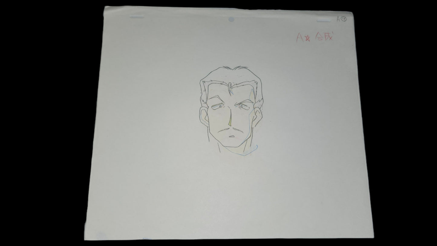 You're Under Arrest:  Natsumi Tsujimoto &  Chief Kachou animation cel 3 pc