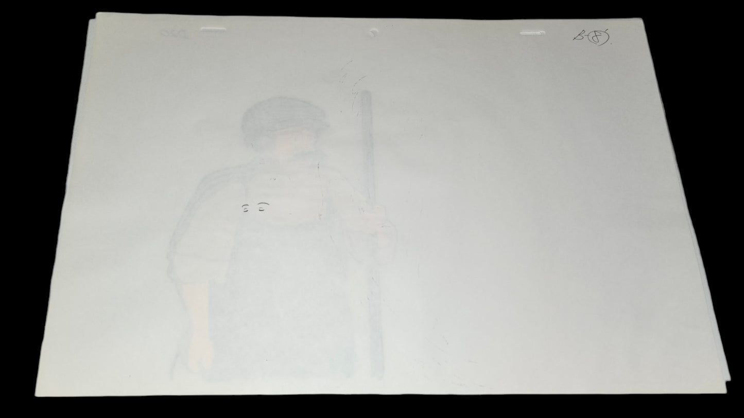 Ghibli Kiki's Delivery Service: Broom Cleaner animation Cel
