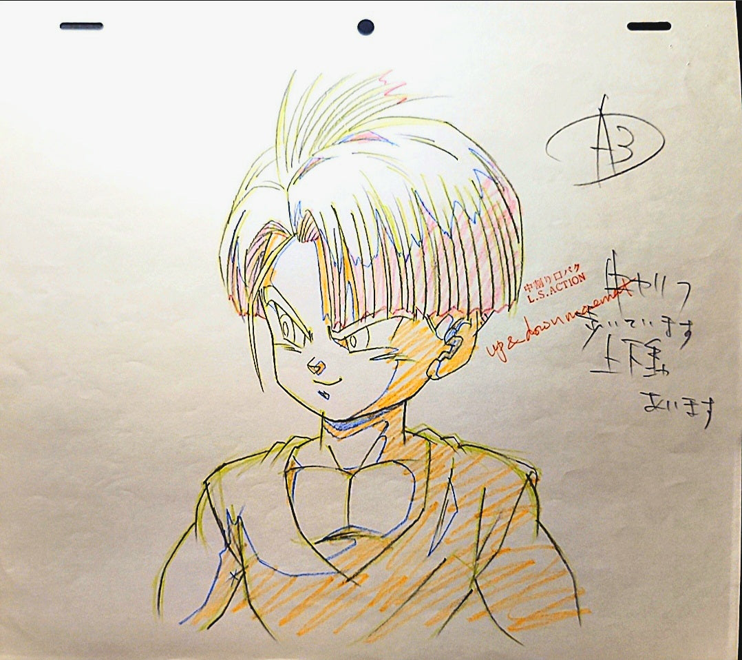 Dragonball z: Trunks Animation genga