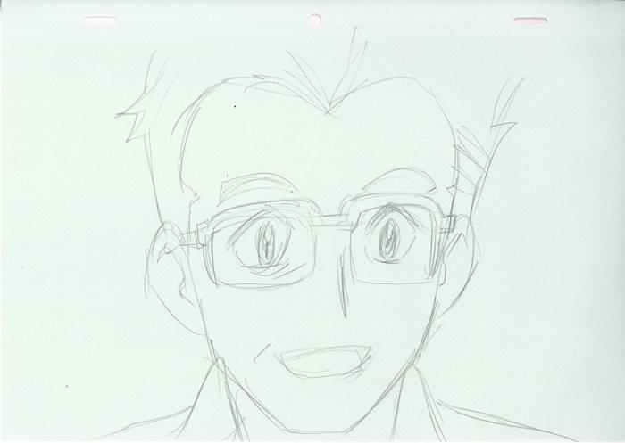 Pokémon Journeys Professor Cerise  rough key animation genga #2