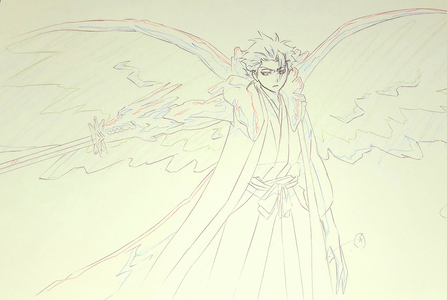 Bleach: Toshiro
Hitsugaya Hyõrinmaru's Bankai animation genga