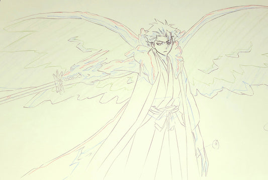Bleach: Toshiro
Hitsugaya Hyõrinmaru's Bankai animation genga