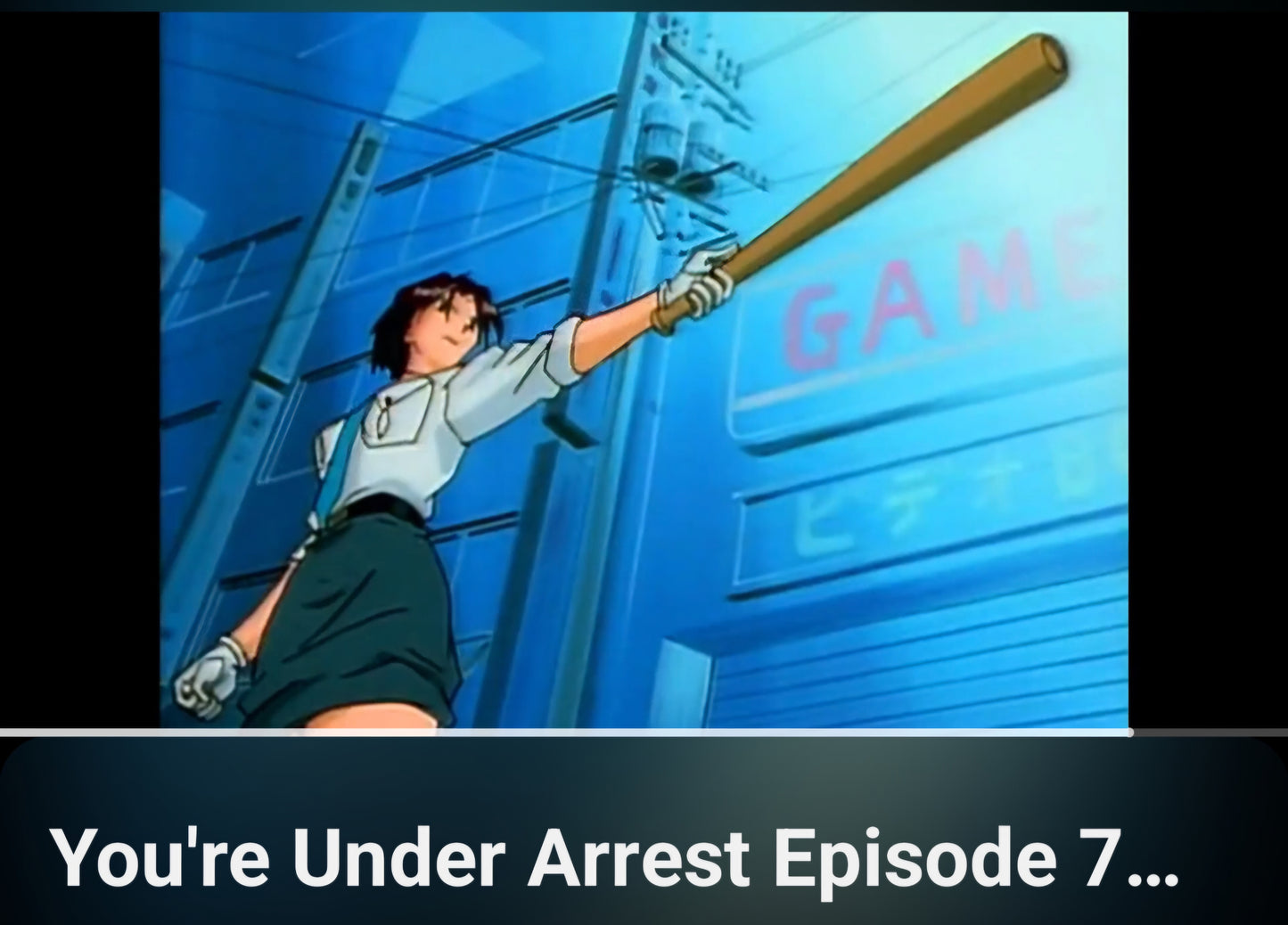You're Under Arrest: Natsumi Tsujimoto (Home-Run Girl) animation genga lot