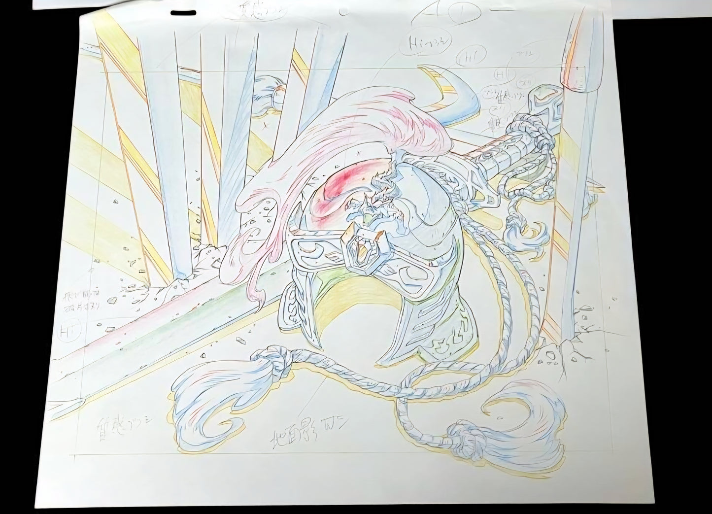 Ikki Tousen: Opening animation genga