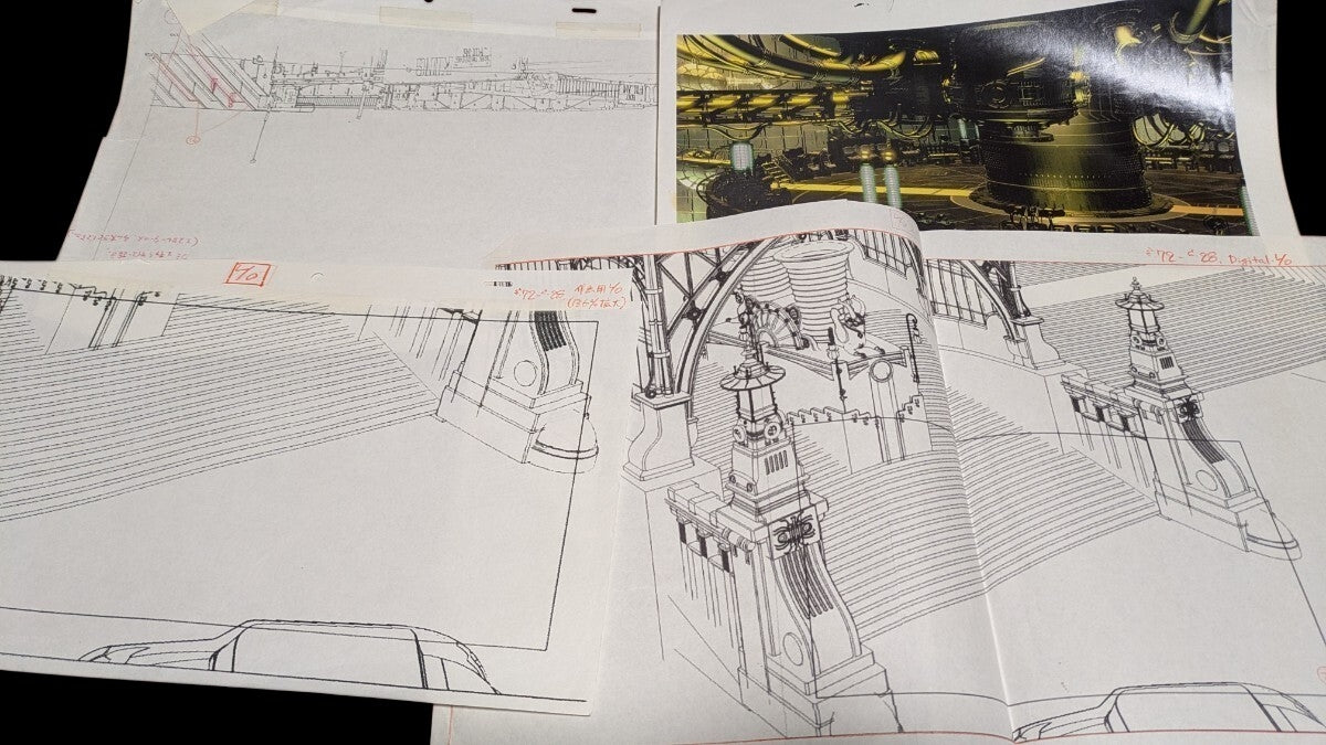 Metropolis: animation genga/douga/layout HUGE lot of unique items