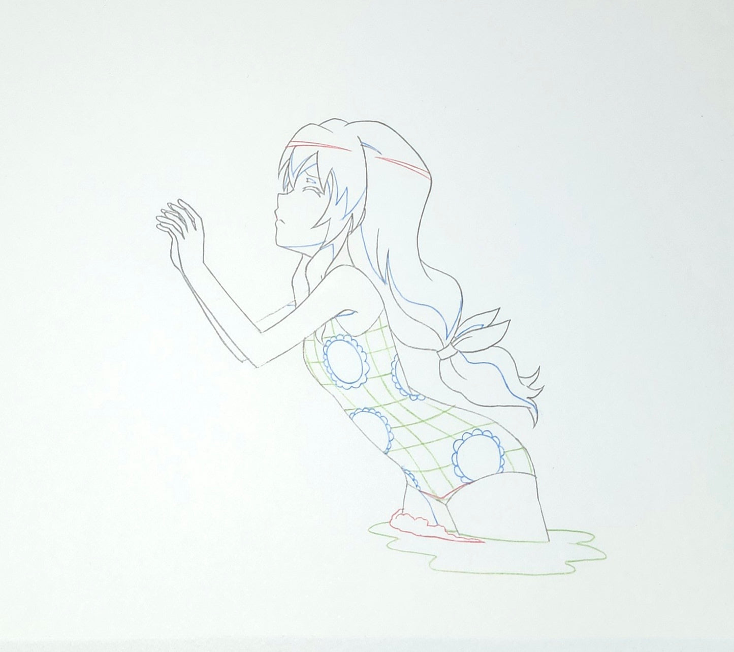 Toradora: Taiga swimsuit animation douga