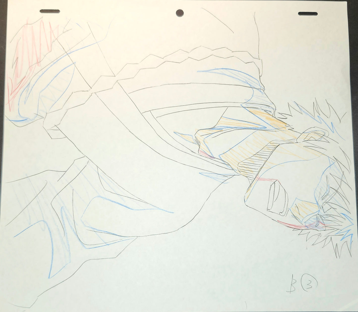 Bleach Ichigo animation genga 6 piece