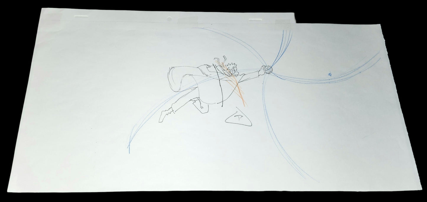 Naruto Shippuden: Naruto's Rasengan vs Tobi animation pan genga full set 31 pc