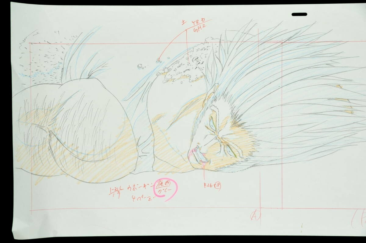 Hunter X Hunter: Dead Uvogin animation pan layout genga