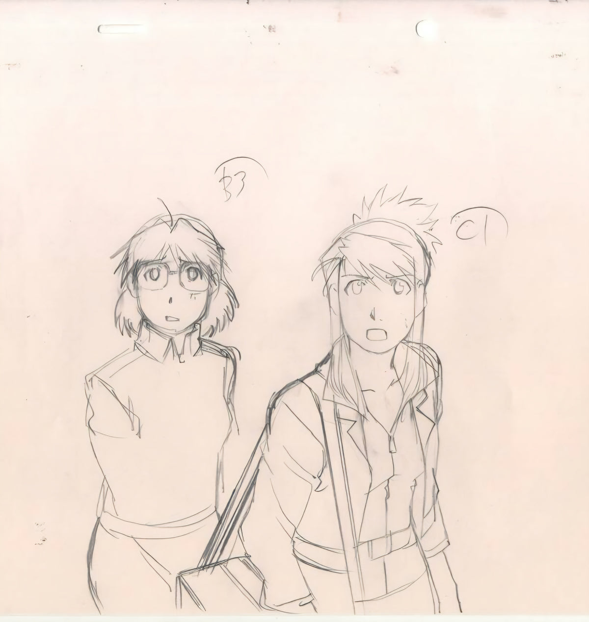 Fullmetal Alchemist Movie: Winry Rockbell & Sheska animation Genga