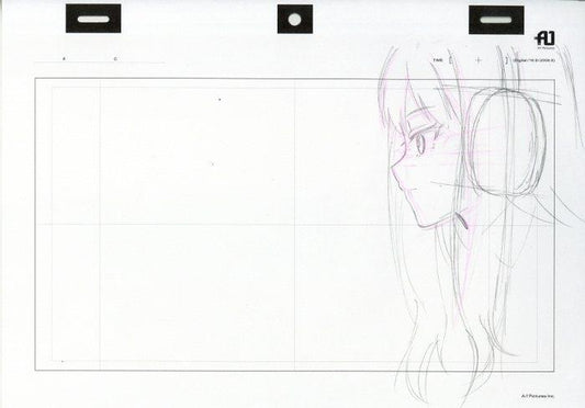 Lycoris Recoil: Takina Inoue rough animation layout genga