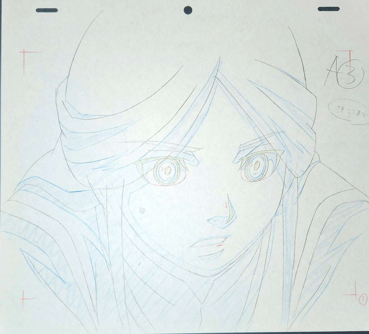 Naruto: Princess Haruna animation layout + genga + douga 5 pc