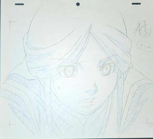 Naruto: Princess Haruna animation layout + genga + douga 5 pc