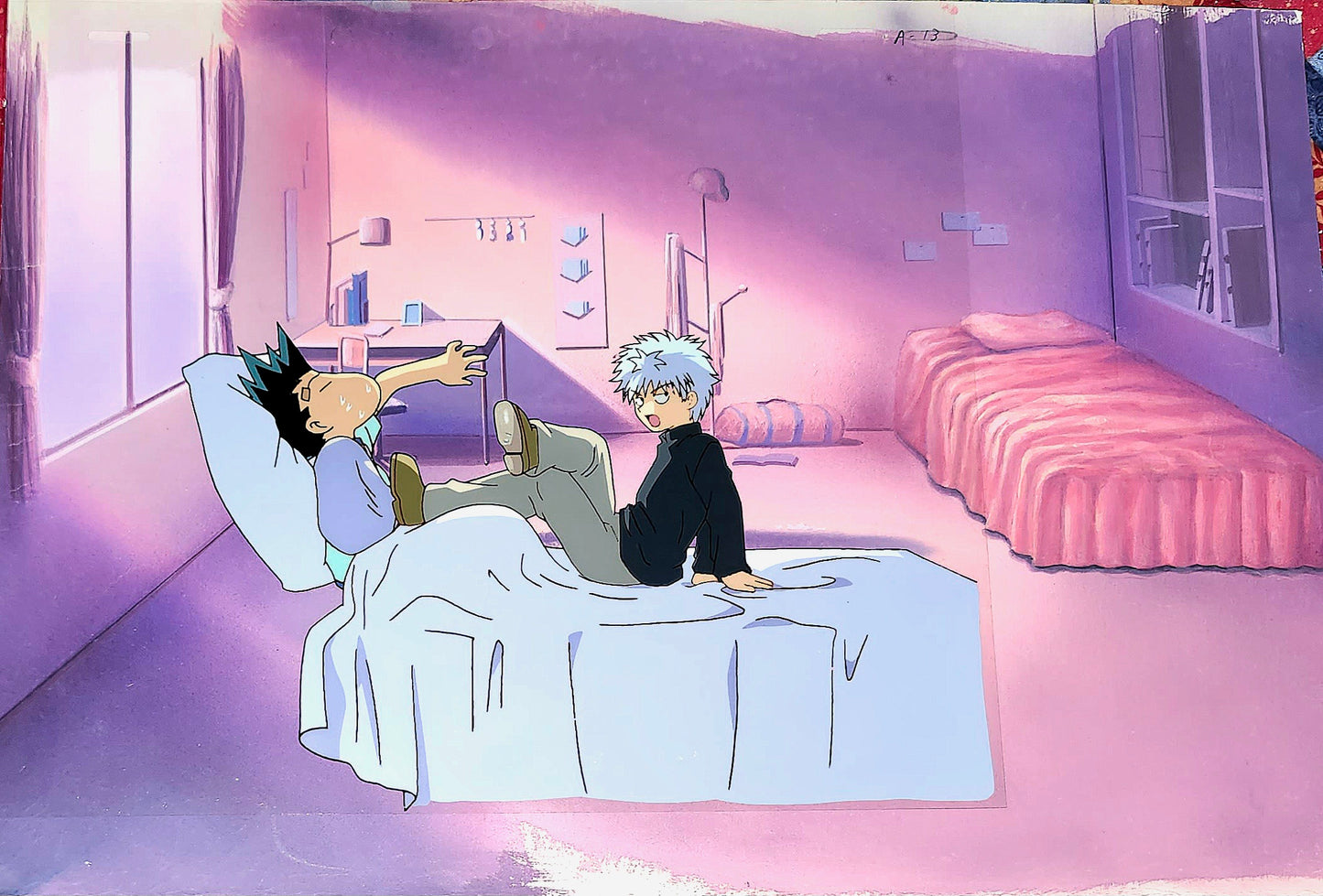 Hunter x Hunter: Gon and Killua animation cel + background