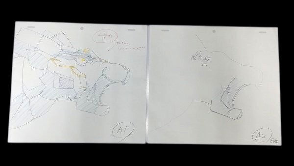 Beyblade VForce: Sacred Beast/Bit Beast Uriel animation genga set