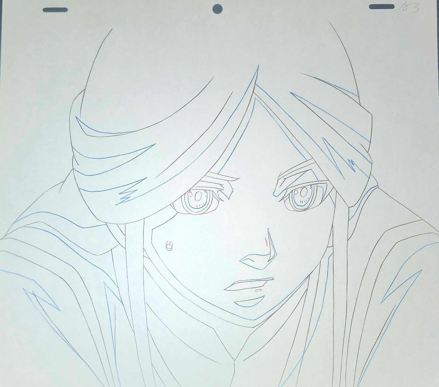 Naruto: Princess Haruna animation layout + genga + douga 5 pc