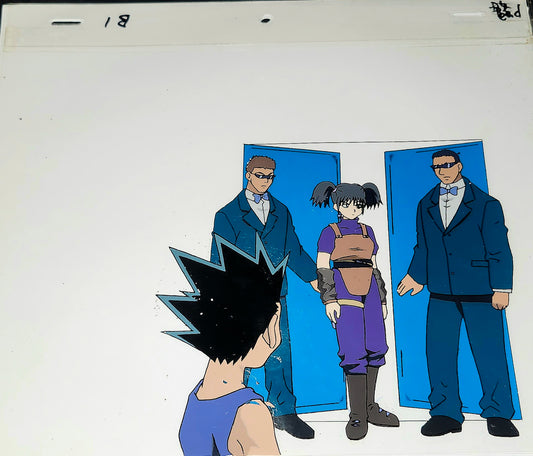 Hunter X Hunter: Gon + Anita animation Cel 3 pc