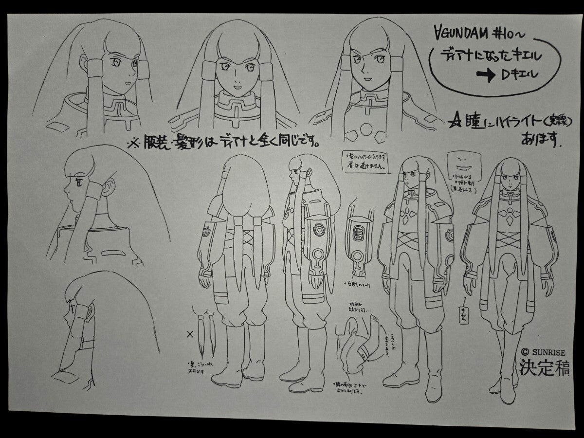 Turn A Gundam: ∀ Gundam Episode 16 Setting Materials