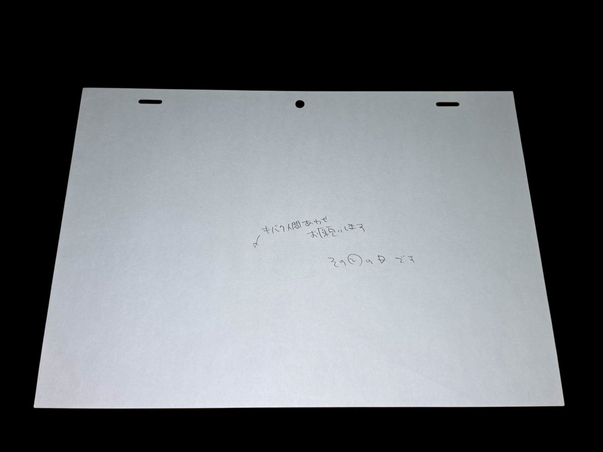 Naruto Shippuden: Sakura punches Naruto in front of Hinata animation layout genga 14pc set