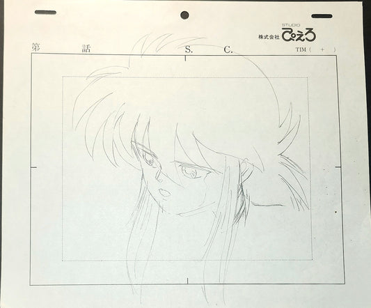 Yu yu Hakusho: Youko Kurama animation layout genga set of 3