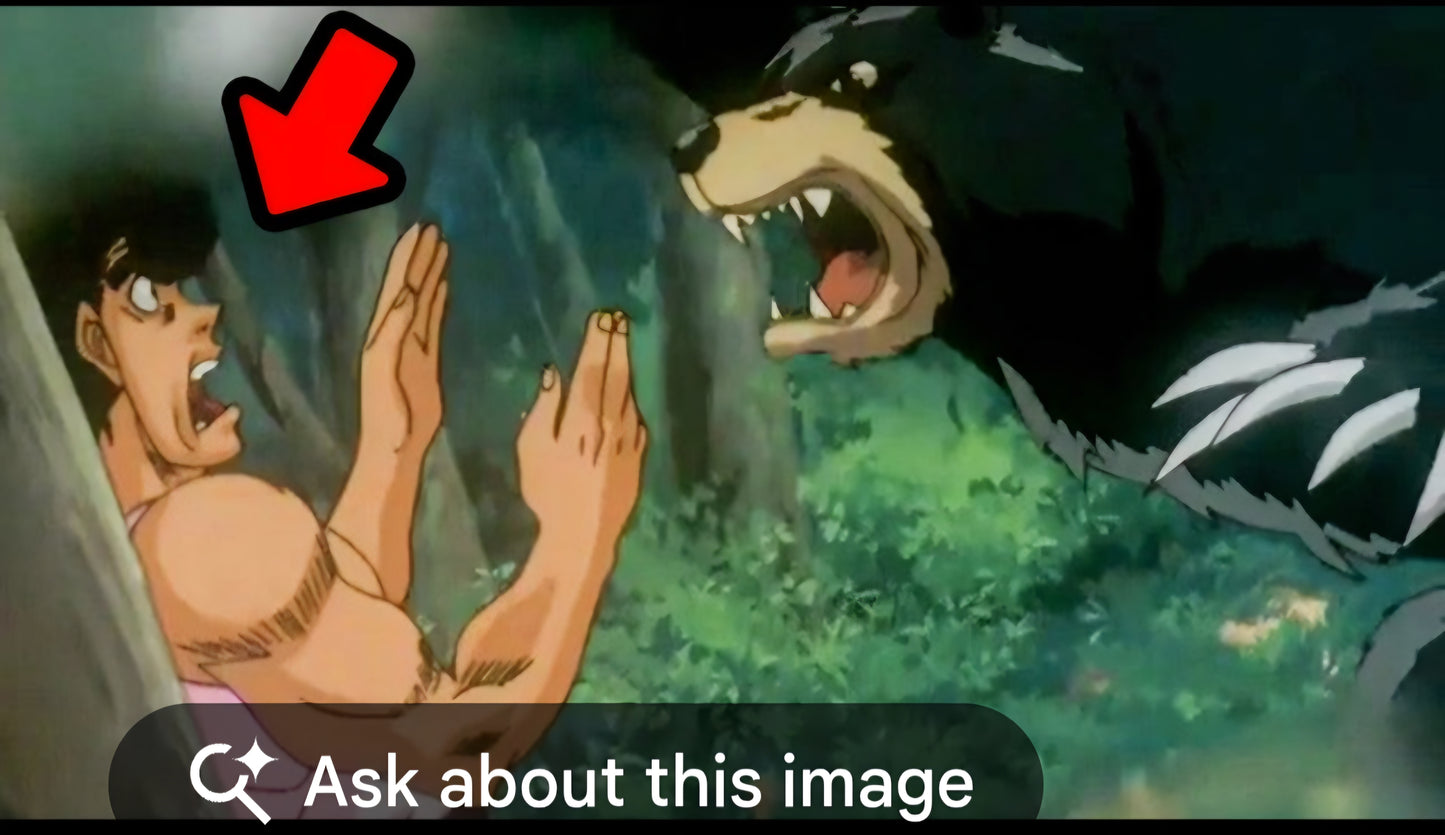 Hajime no Ippo: Ep 66 Takamura vs the Bear animation cel