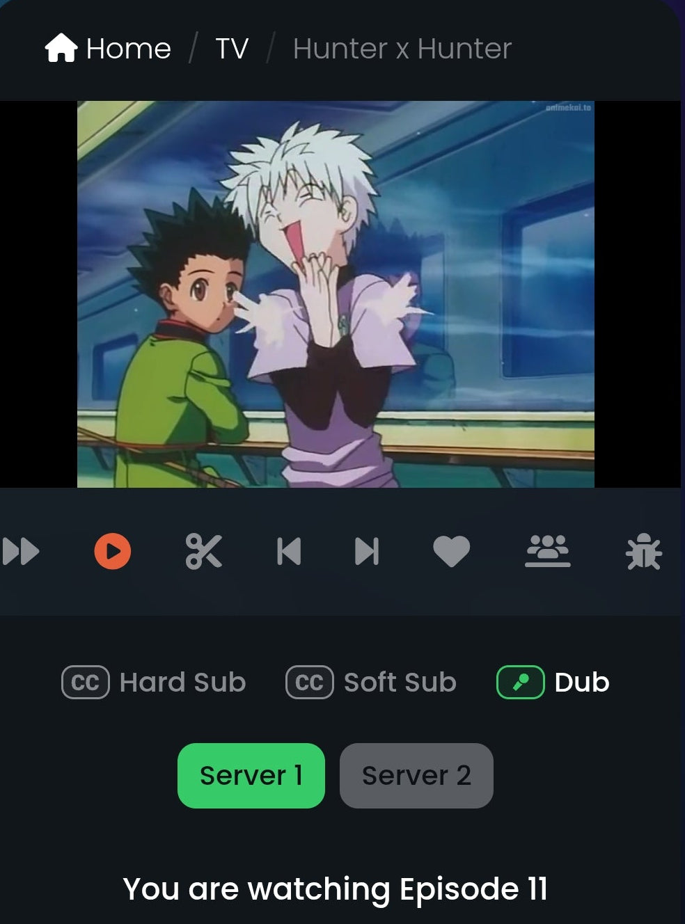 Hunter X Hunter: Killua animation Cel