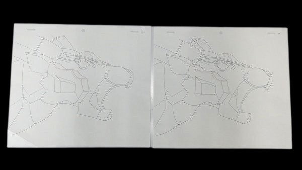 Beyblade VForce: Sacred Beast/Bit Beast Uriel animation genga set