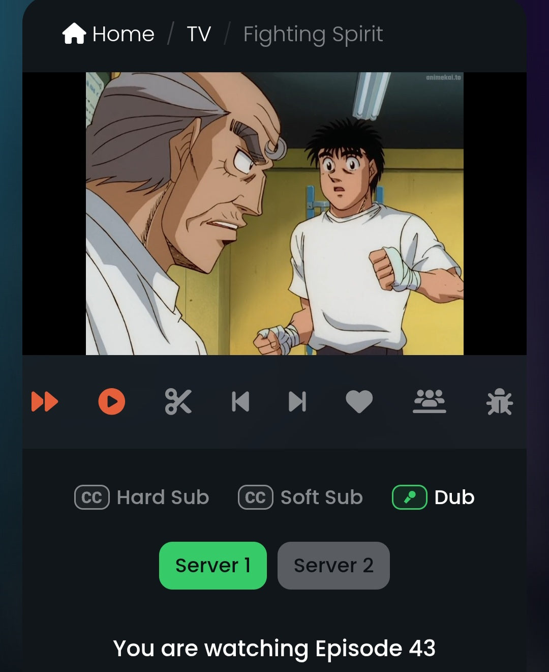 Hajime no Ippo: Ippo animation genga 2 pc