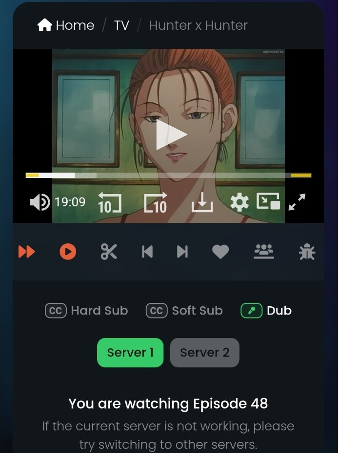 Hunter X Hunter: Baise animation Cel + background
