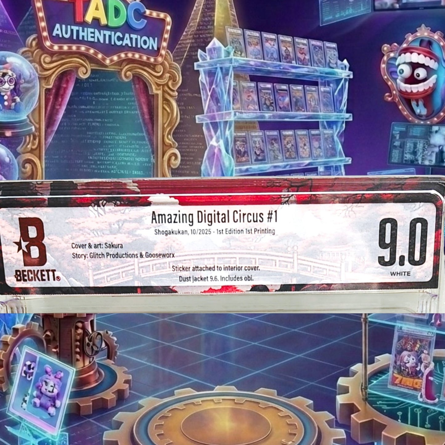 The Amazing Digital Circus: BGS 9/9.6 Vol.1 Japanese Manga 1st ED + 1st Print w/ Obi (POP 1 None Higher)