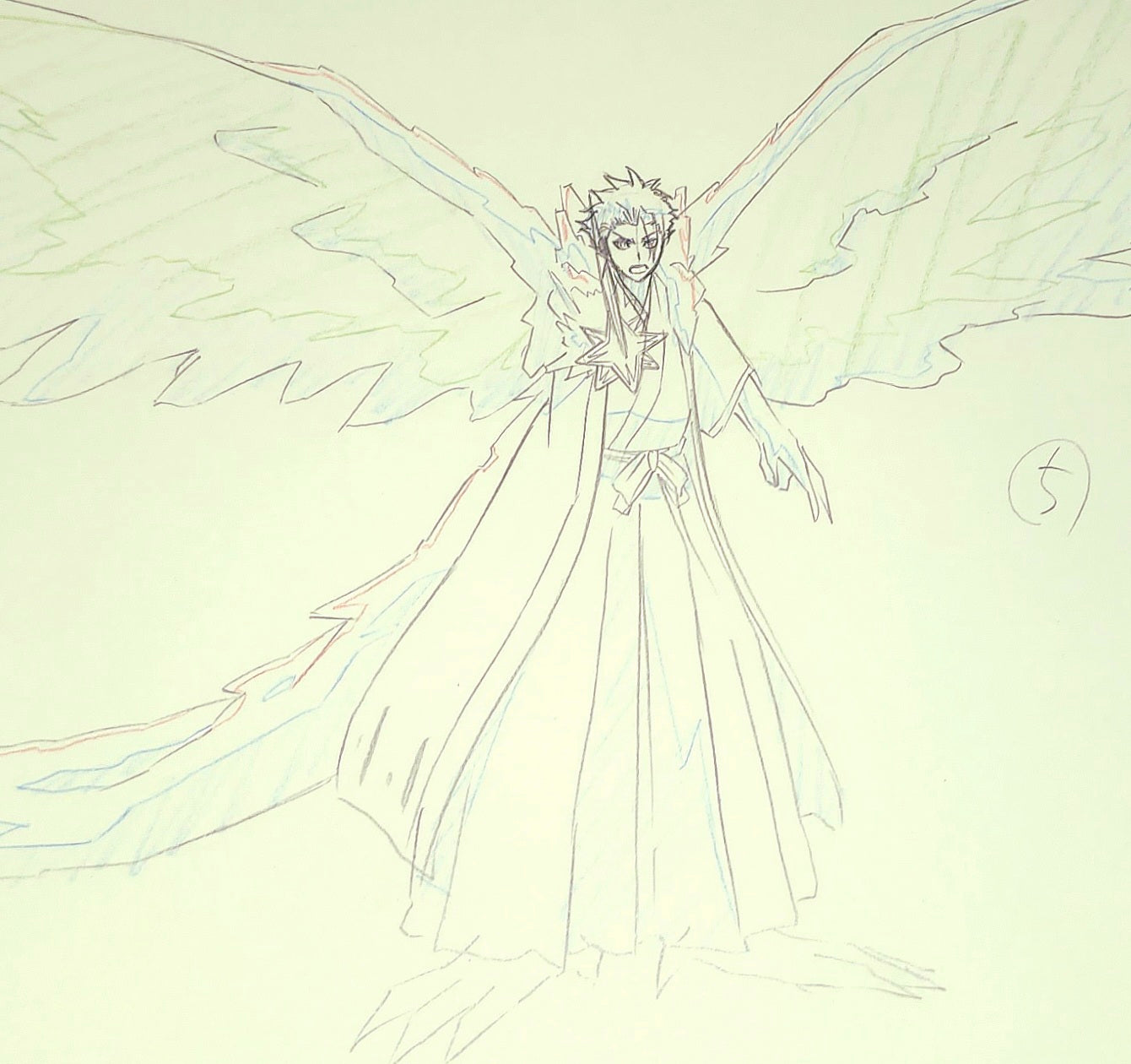 Bleach: Toshiro
Hitsugaya Hyõrinmaru's Bankai animation genga