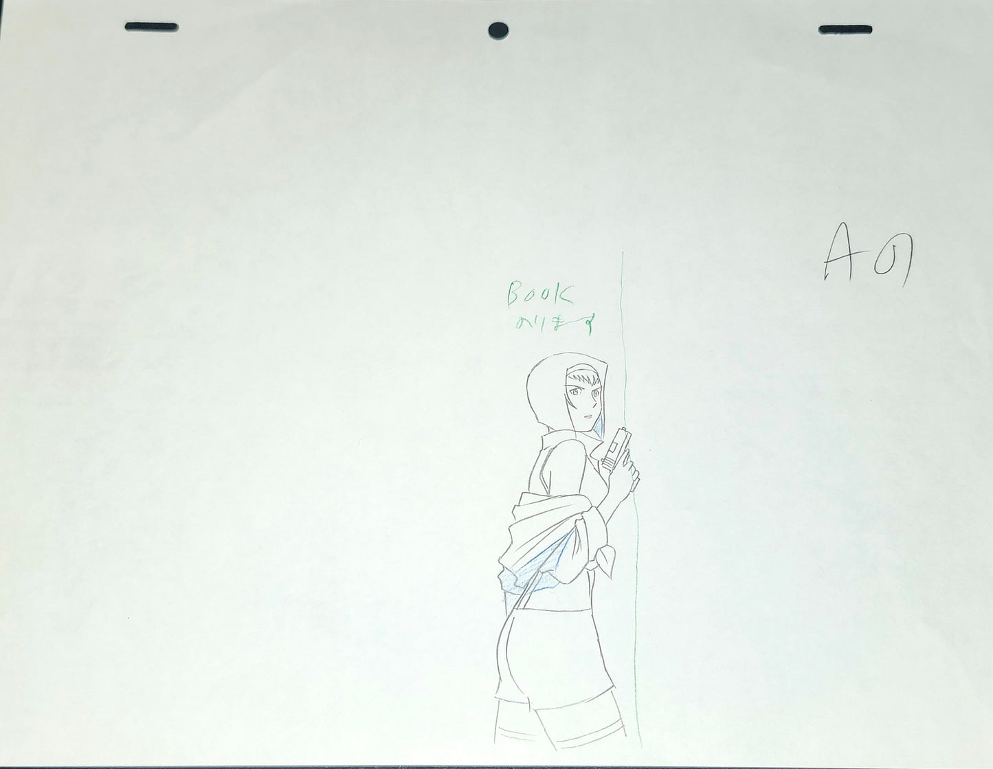 Cowboy Bebop: Faye Valentine hand drawn genga