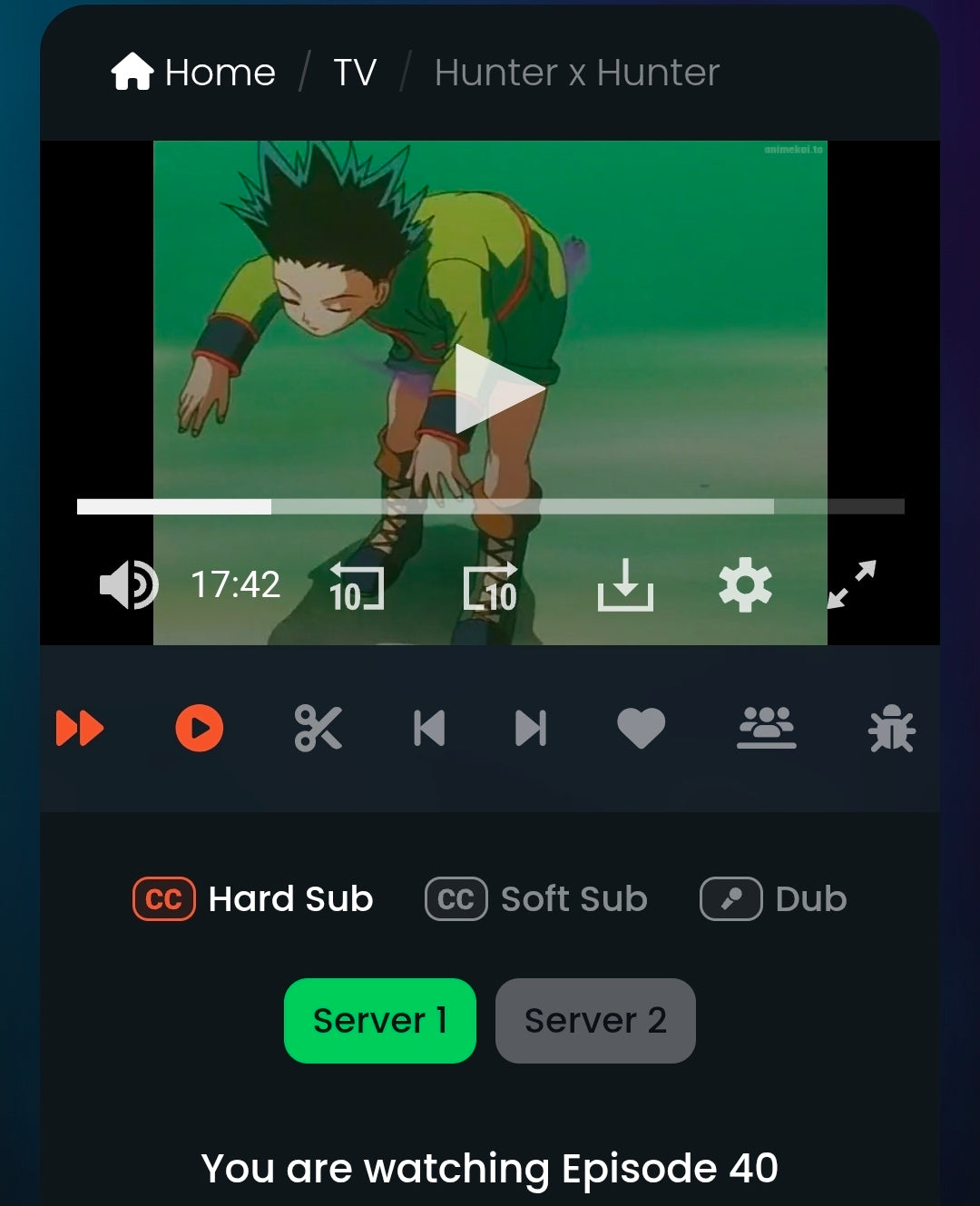 Hunter X Hunter: Gon ultra instinct animation Cel