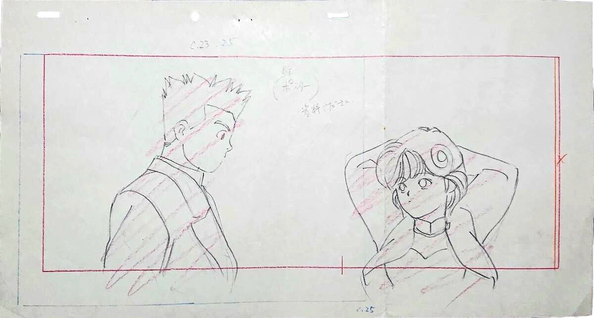 Video Girl AI: Ai Amano & Yota Moteuchi animation layout pan 5 pc