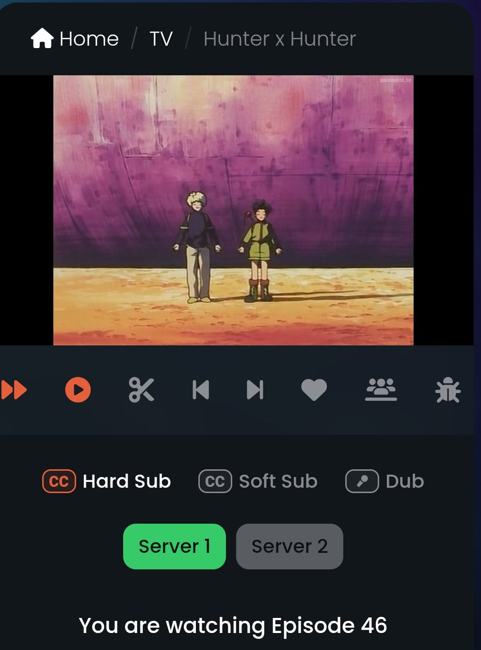 Hunter X Hunter: Gon & Killua animation Cel 3pc + background