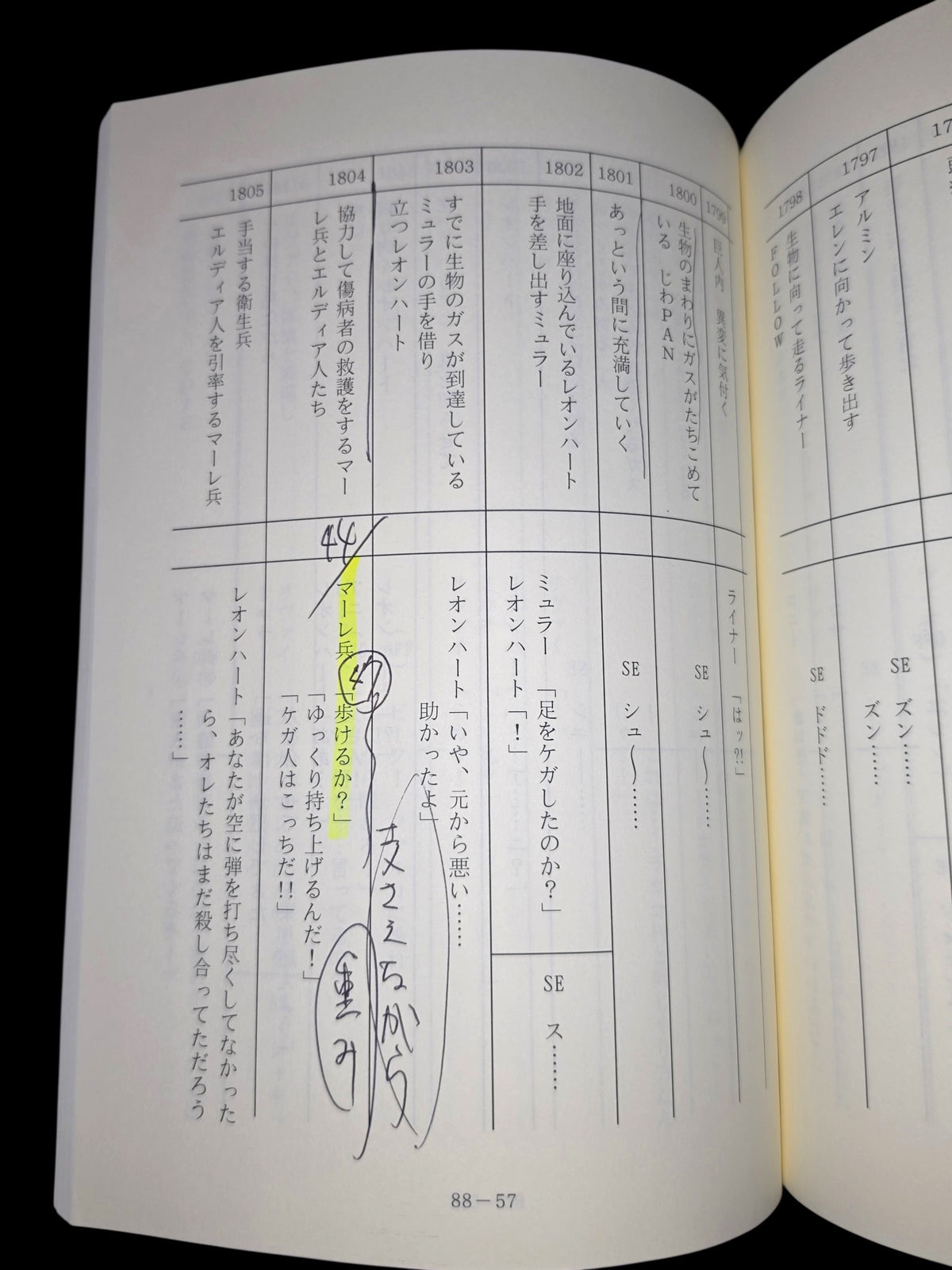 Attack on Titan The Final Season: Script #29 or #88 (out of 89) over all