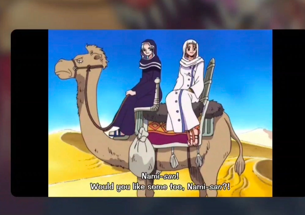 One Piece: Ep #100- Nami Vivi Eyelashes animation genga Pan