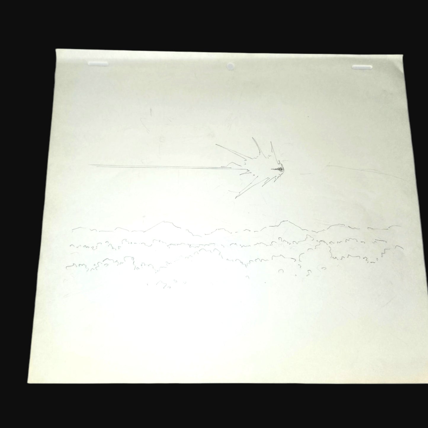 Yu Yu Hakusho: Raizen vs Yusuke animation layout genga pan set 8 pc Yoshihiro Togashi (Rare)