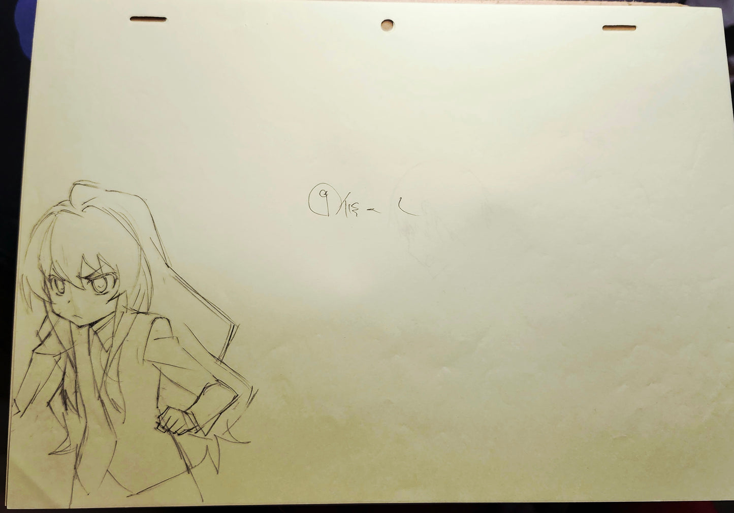 Toradora: Taiga and Ryuji Takasu 2 pc rough animation genga #2