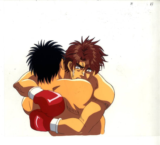 Hajime no Ippo: Ippo vs Volg Zangief animation cel