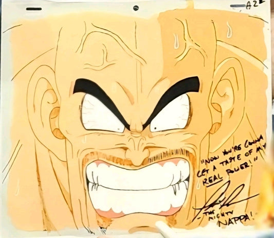 Dragonball Z: Nappa animation Cel signed by Phil Parsons