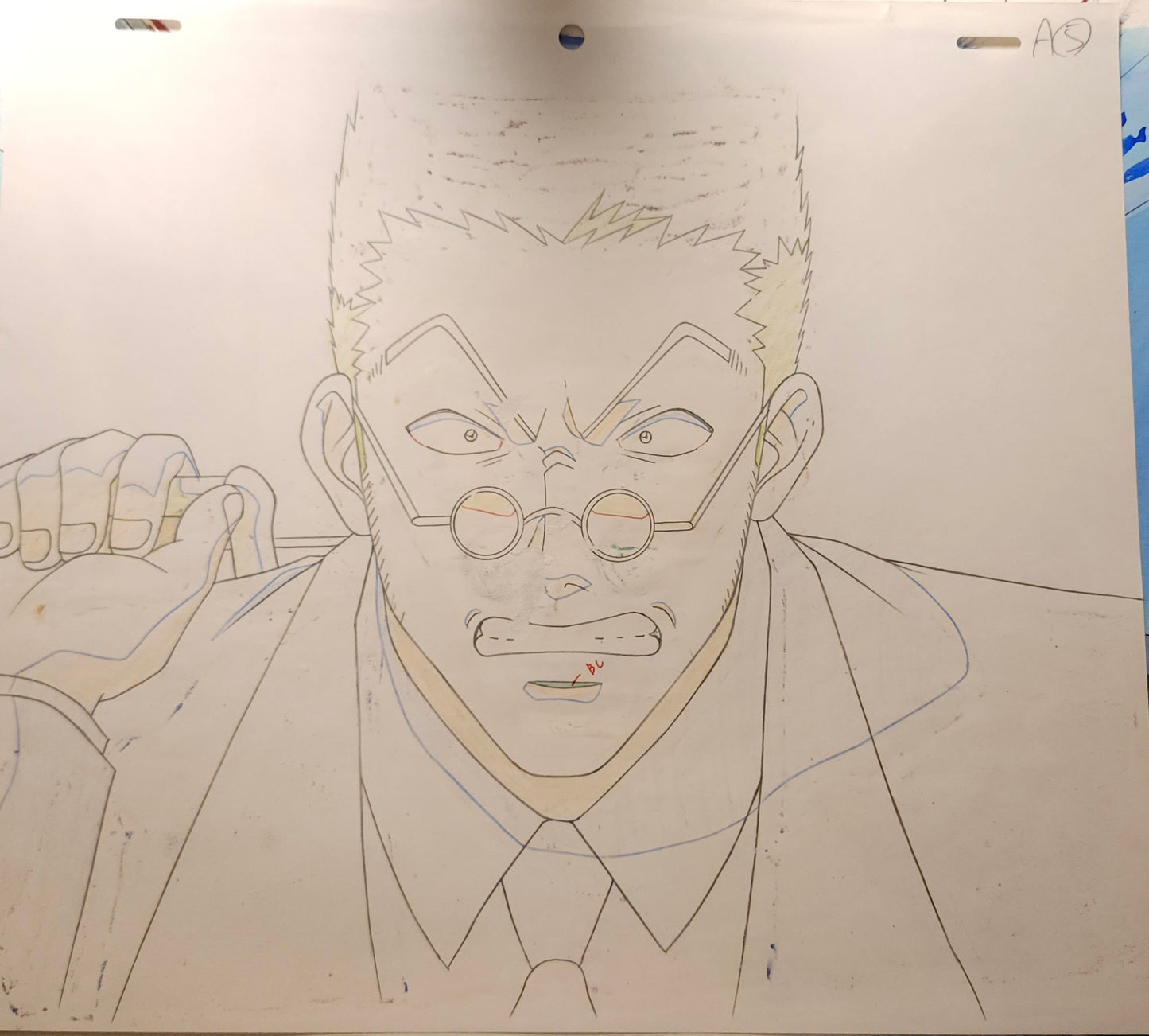 Hunter X Hunter: Leorio animation Cel + background