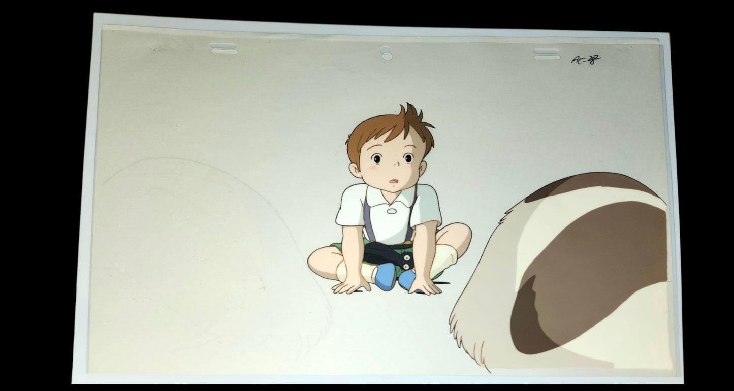 Ghibli Kiki's Delivery Service: Jiji + Jeff animation Cel