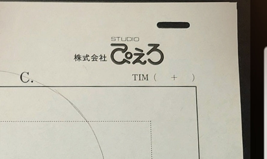 Yu yu Hakusho: Youko Kurama animation layout genga set of 3 #2