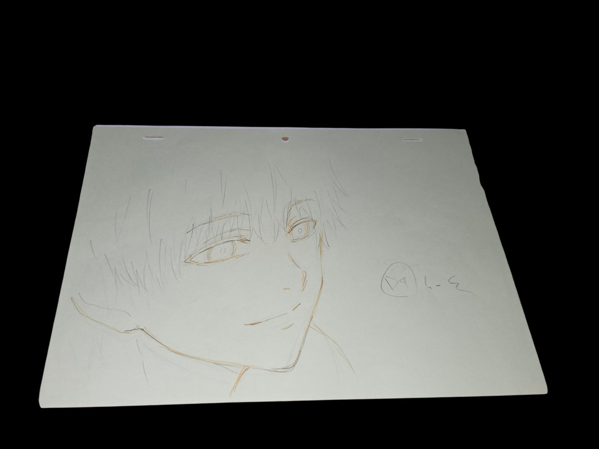 Tokyo Ghoul: Rize + Kanaki ep #12 animation layout/genga set of 8 (Finale of s1)