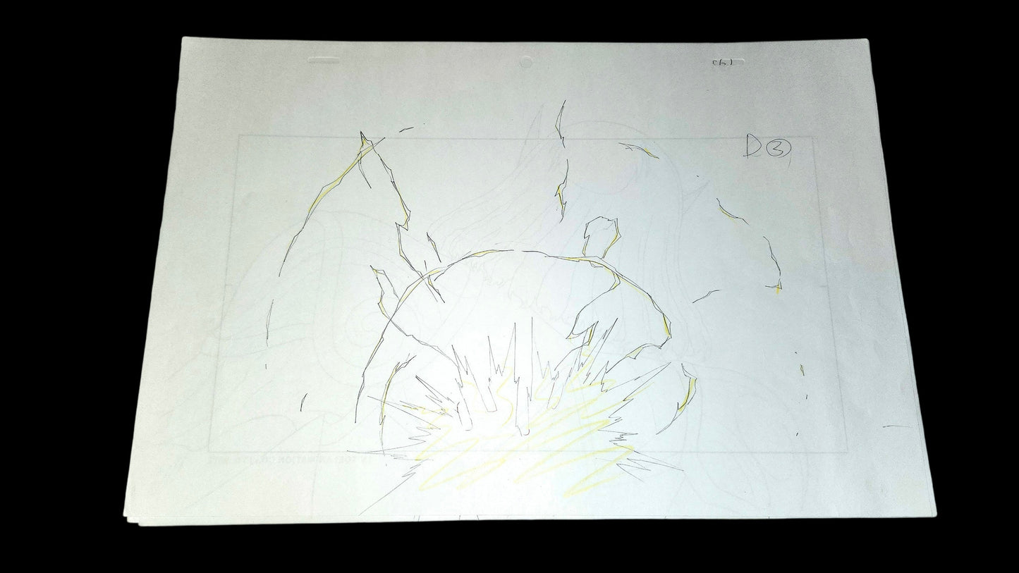 Saint Seiya: The Heaven Chapter - Overture- Shun + Theseus animation genga + douga 26 pc set